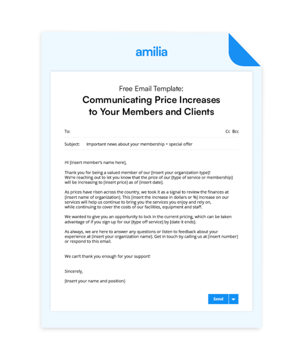 Free Email Template: Price Increase Communications